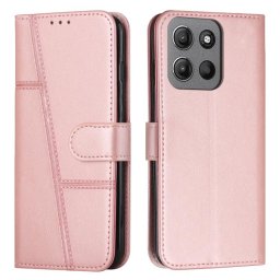 FŐRZETT pénztárca tok Motorola Moto G15 / G15 Power rózsaszín