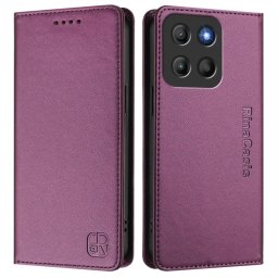 RINA Csuklós ház Motorola Moto-hoz G15 / G15 Power sötétlila