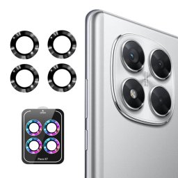 ENKAY ALU kameraüveg Xiaomi Redmi Note 14 Pro 5G / Poco X7 BLACK