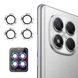 ENKAY ALU kameraüveg Xiaomi Redmi Note 14 Pro 5G / Poco X7 SILVER
