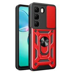 RING KAMERA Borító tartóval Infinix Hot 50 / Hot 50 5G piros