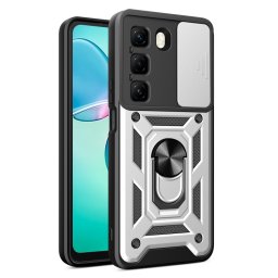 RING KAMERA Borító tartóval Infinix Hot 50 / Hot 50 5G ezüsthöz