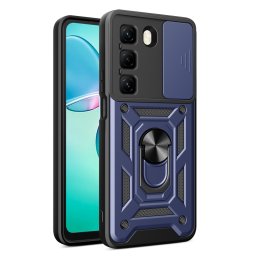 RING KAMERA Borító tartóval Infinix Hot 50 / Hot 50 5G kék