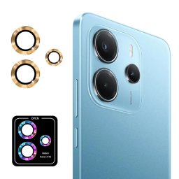 ENKAY ALU Fényképezőgép üveg Xiaomi Redmi Note 14 GOLDEN