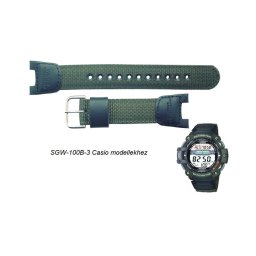 SGW-100B-3 Casio zöld szövet szíj