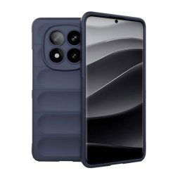 Szilikon telefonvédő (ütésállóság, kameravédő, 3D) SÖTÉTKÉK Xiaomi Redmi Note 14 Pro Plus 5G