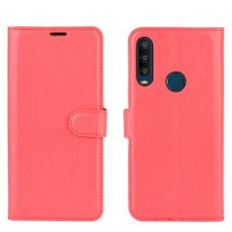 LITCHI Wallet fedél Alcatel 1SE (2020) vörös