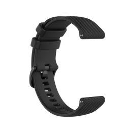 SZILIKON Szíj Xiaomi Amazfit GTR 3 / GTR 3 Pro fekete