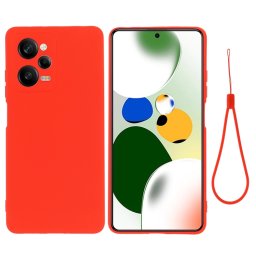 RUBBER Xiaomi Redmi Note 12 Pro 5G / Poco X5 Pro 5G piros védőburkolat