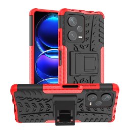 STAND Extra strapabíró burkolat Xiaomi Redmi Note 12 Pro + 5G piros