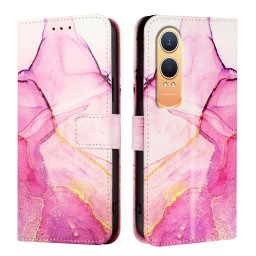 ART MARBLE Pénztárcahuzat OnePlus Nord CE 4 Lite 5G PURPLE-hoz