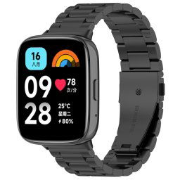 CLASSIC Fém szíj a Xiaomi Redmi-hez Watch 3 Aktív fekete