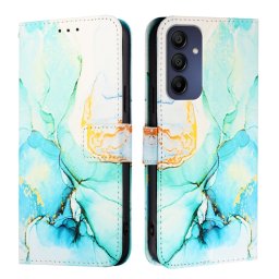 ART MARBLE Pénztárcahuzat a Samsung-hoz Galaxy A16 / A16 5G GREEN