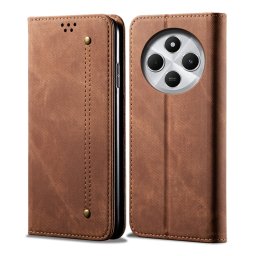 DENIM Pénztárcahuzat Xiaomi-hoz Redmi 14C / Poco C75 barna