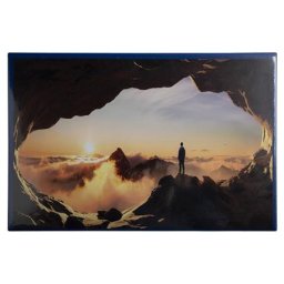 EXACOMPTA Könyökalátét, PVC, 375x575 mm, EXACOMPTA "KreaCover(R)", kék