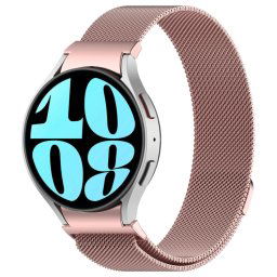 MILANESE Fémszíj a Samsung Galaxyhoz Watch7 (40mm / 44mm) rózsaszín