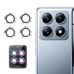ENKAY ALU Kameraüveg Xiaomi 14T SILVER