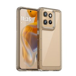 CRYSTAL Védőburkolat Motorola Edge 50 Neo / ThinkPhone 25 szürke színhez
