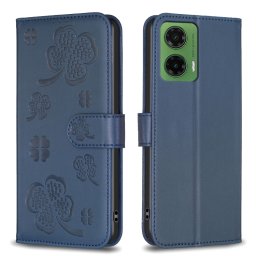 ART CLOVER Pénztárca tok Motorola Moto-hoz G35 5G kék