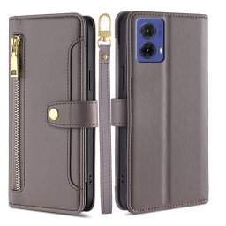 PASTEL Pénztárca tok Motorola Moto-hoz G85 5G szürke