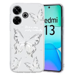ART TPU Védőburkolat a Xiaomi-hoz Redmi 13 BUTTERFLIES