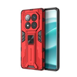 SUPERSONIC Védőtok állvánnyal Xiaomi Redmi Note 14 Pro 5G piros