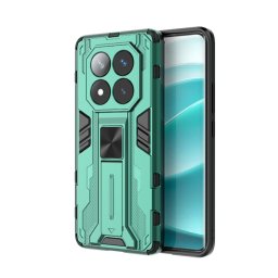 SUPERSONIC Védőtok állvánnyal Xiaomi Redmi Note 14 Pro 5G zöld
