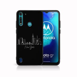 PROTEMIO MY ART Védőburkolat a Motorola Moto-hoz G8 Power Lite NEW YORK (207)