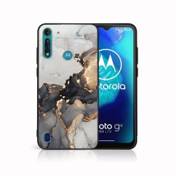 PROTEMIO MY ART Védőburkolat a Motorola Moto G8 Teljesítmény Lite GREY MARBLE (140)