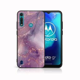 PROTEMIO MY ART Védőburkolat a Motorola Moto G8 Teljesítmény Lite PURPLE (148)