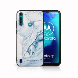 PROTEMIO MY ART Védőburkolat a Motorola Moto G8 Teljesítmény Lite VILÁGÍTÁS BLUE (149)
