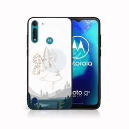 PROTEMIO MY ART Védőburkolat Motorola Moto G8 teljesítményhez Lite LAKE (192)
