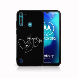 PROTEMIO MY ART Védőburkolat a Motorola Moto G8 Teljesítmény Lite FACES (196)