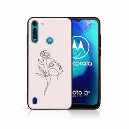 PROTEMIO MY ART Védőburkolat a Motorola Moto G8 Teljesítmény Lite ROSE GIRL (198)