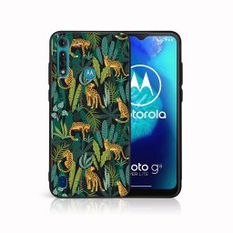 PROTEMIO MY ART Védőburkolat a Motorola Moto G8 teljesítményhez Lite LEOPARD (239)