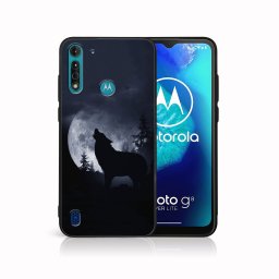 PROTEMIO MY ART Védőburkolat Motorola Moto G8 teljesítményhez Lite WOLF (247)