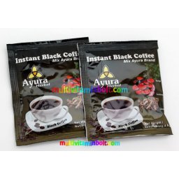 Ayura Herbal Black Coffe instant Fekete gyógykávé, ganodermával, 1 tasak