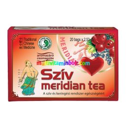 SZÍV Meridián tea 20 db filter, vörösgyökerű zsálya gyökér, kínai galagonya gyümölcs, sáfrányvirág, édesgyökér, citromfű levél, fahéj - Dr. Chen