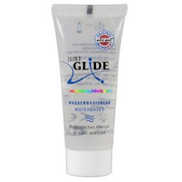 Just Glide Water 20 ml Sikosító, vízbázisú, íztelen, színtelen, orvosi sikosító, latex óvszerhez is