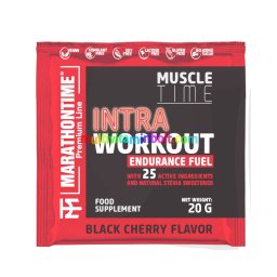 Intra Workout koffeinmentes energizáló 20 g - fekete cseresznye - Marathontime