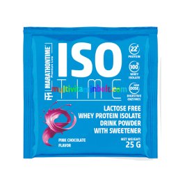 iso time pink csokoládé fehérjeIzolátum laktázenzimmel dúsítva 25 g - Marathontime