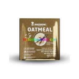 oatmeal, fehérjés zabpehely Steviával - 50 g - vaniliás-latte - Marathontime
