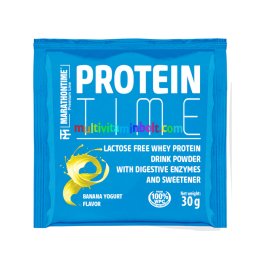 Protein Time Laktázenzimmel Dúsított fehérje banán-yoghurt íz 30 g - Marathontime