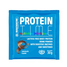 Protein Time Laktázenzimmel Dúsított fehérje csokoládé íz 30 g - Marathontime