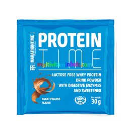Protein Time Laktázenzimmel Dúsított fehérje nugát praliné íz 30 g - Marathontime
