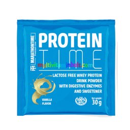Protein Time Laktázenzimmel Dúsított fehérje vanília íz 30 g - Marathontime