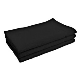 Classic fekete törölköző 30x30 cm, 100% pamut
