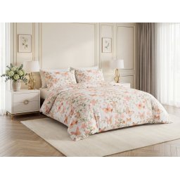 Mikroszálas ágyneműhuzat ORANGE BUTTERFLY fehér Ágyneműhuzat mérete: 70 x 80 cm | 140 x 200 cm