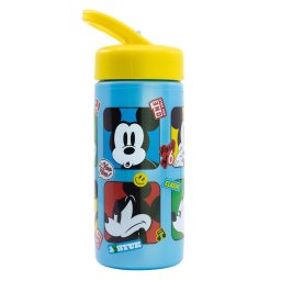 Mickey egér kulacs 410 ml beépített szívószálal