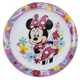 Minnie egér BPA mentes mikrózható lapos tányér